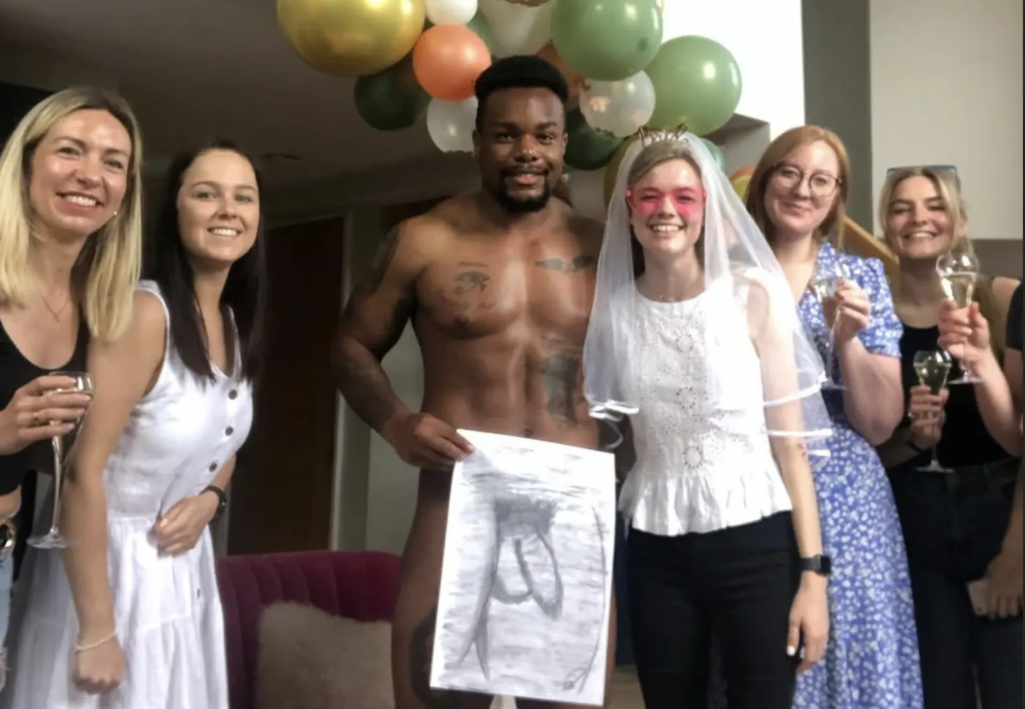 Hen party life drawing class