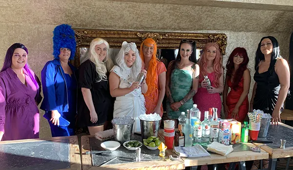 Hen party cocktail class in Norwich