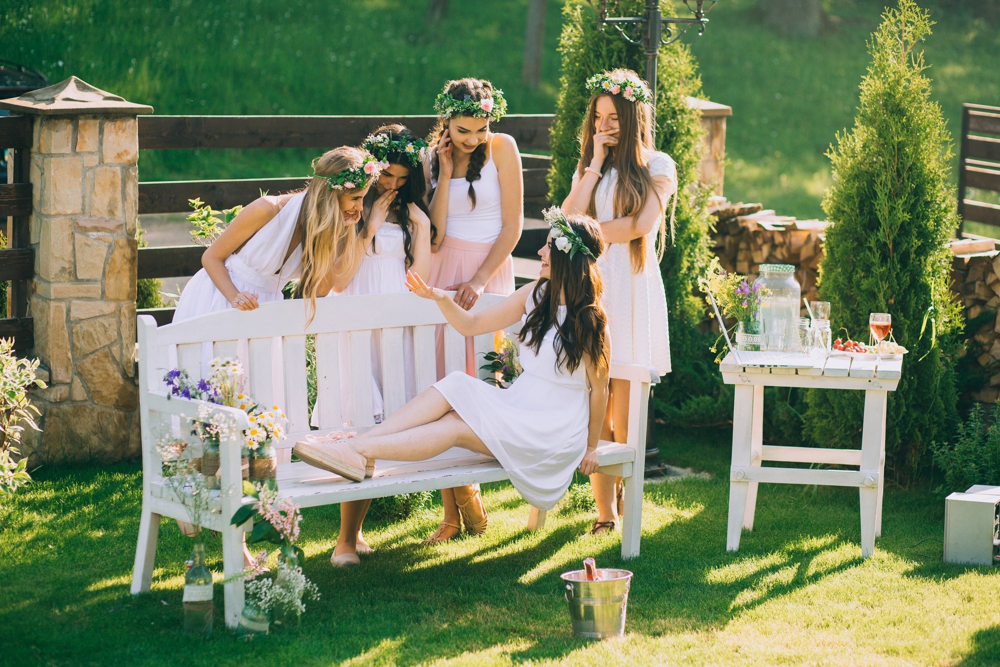 summer bridesmaids